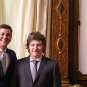 Peña y Milei conversaron sobre importantes temas bilaterales :: Presidencia de la República del Paraguay