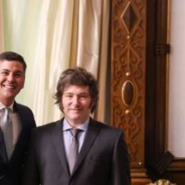 Peña y Milei conversaron sobre importantes temas bilaterales :: Presidencia de la República del Paraguay
