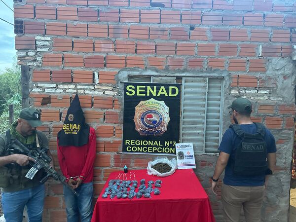 SENAD desarticula foco de drogas en Horqueta