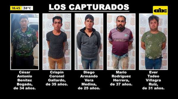 Caaguazú: incautan casi dos mil kilos de marihuana picada y detienen a cinco personas - ABC TV - ABC Color