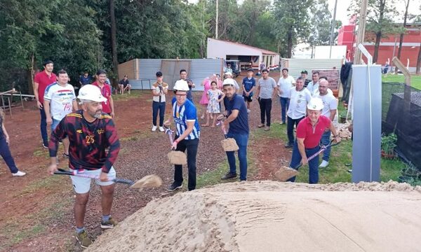 Inicia construcción de nuevas instalaciones en el Club Atlético Santa Rita