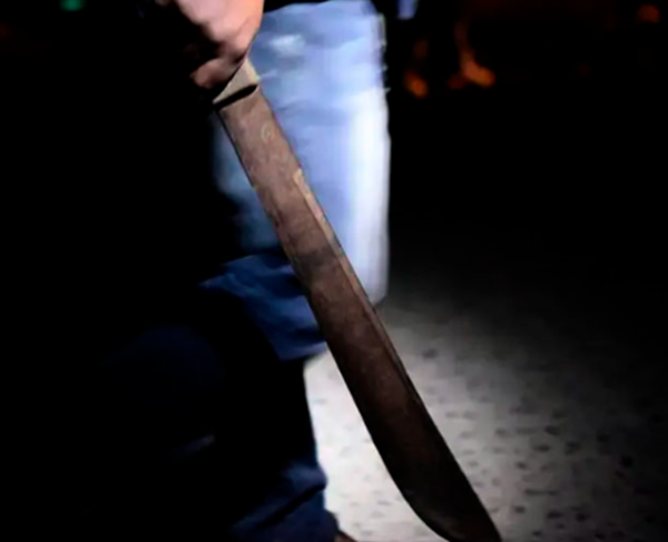 Hombre agrede a su hermano con machete tras discusión familiar