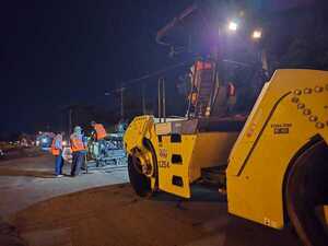 Supervisan trabajos nocturnos de mantenimiento en las inmediaciones del aeropuerto - .::Agencia IP::.