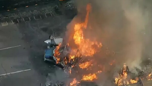 Tragedia aérea en Brasil: Avioneta estrelló contra un bus