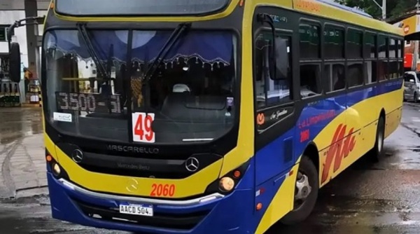 Paro de choferes de la Línea 49 por sueldos y aguinaldos impagos