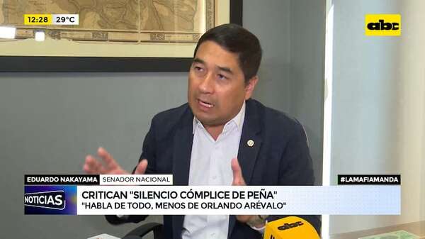Senador critica a Peña por no pronunciarse sobre escándalo de corrupción - ABC Noticias - ABC Color