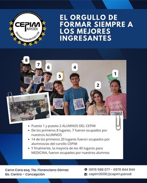 Alumnos del cursillo CEPIM arrasan nuevamente y ocupan la mayoría de las plazas para Medicina