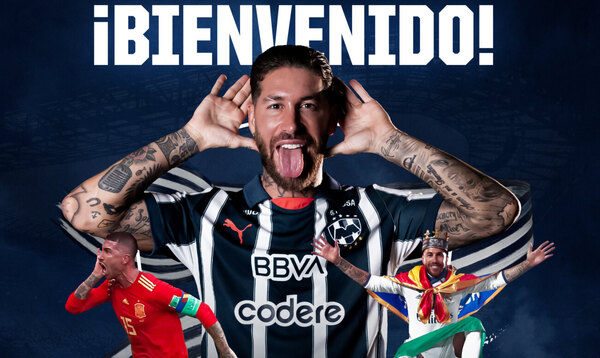 Versus / Sergio Ramos es presentado como nuevo jugador del Monterrey