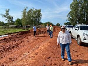 Avanzan obras en tramo Mbocayaty del Yhaguy - San José de los Arroyos - 1000 Noticias