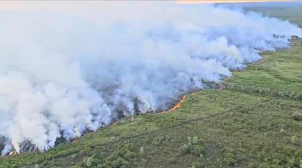 AHORA: Incendio en Ruta Luque - San Bernardino