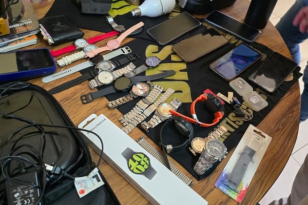 Capturan a supuesto participante de robo de más de 400 relojes de colección en Asunción