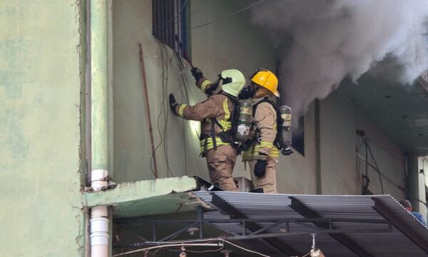 Tras varias horas de trabajo, lograron controlar incendio en edificio de CDE – Diario TNPRESS