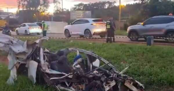 La Nación / Accidente de tránsito tiñó de sangre la ruta y dejó tres fallecidos