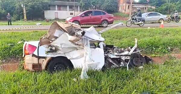 Tres muertos en violento accidente rutero en Minga Guazú - ABC en el Este - ABC Color