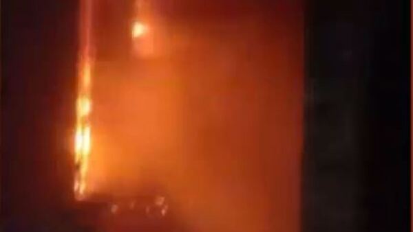 Susto por incendio en un complejo de departamentos en el barrio Sajonia