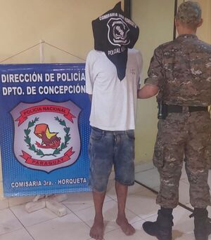 Aprehenden a hombre en Horqueta por hurto y recuperan parte de lo robado