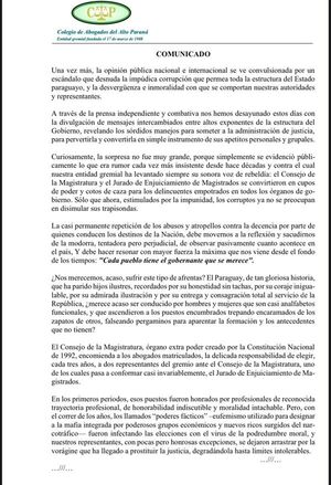 “Los corruptos ya no se preocupan en disimular sus trapisondas”