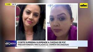Corte decide sumariar a juezas supuestamente vinculadas al crimen organizado - ABC Noticias - ABC Color