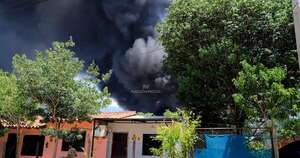Diario HOY | Incendio en depósito de neumáticos: alerta deterioro de la calidad del aire en Asunción