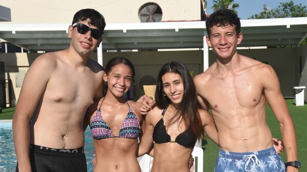 Chapuzones y diversión en los clubes de Asunción