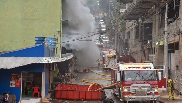 Nuevo incendio en un edificio céntrico puso en vilo a CDE