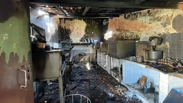 Concepción: Confitería se incendió a causa de fuga de gas