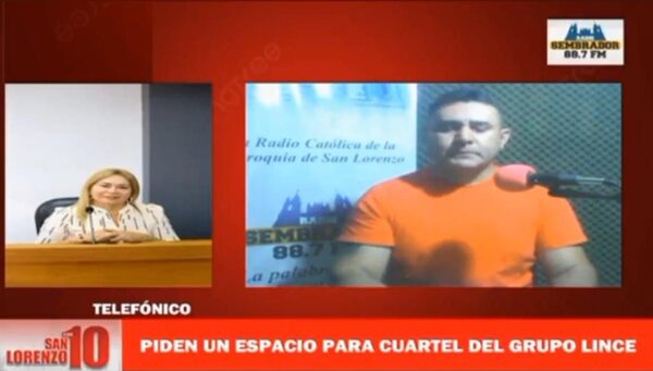 VIDEO | Piden a autoridades municipales espacio para cuartel del Grupo Lince - San Lorenzo Hoy