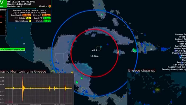 Sismo de 7,6 sacudió el mar caribe y hay alerta de tsunami