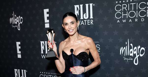La Nación / Demi Moore triunfó en los Critics Choice Awards