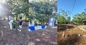 La Nación / Comunidad judía celebró Tu Bishvat con plantación de árboles