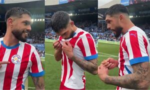 (VIDEO) ¡Mañami! Omar Alderete festejó con la Albirroja la victoria de su club