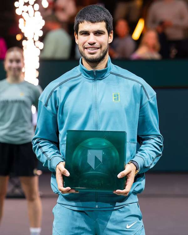 Tenis: Carlos Alcaraz, campeón en Róterdam - Polideportivo - ABC Color