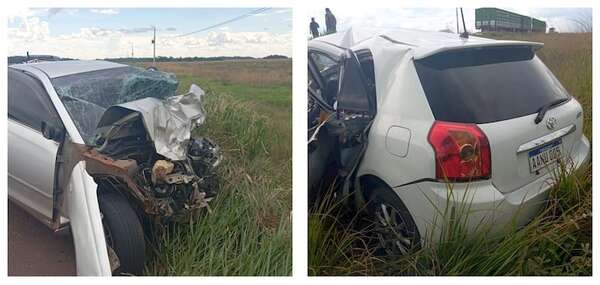 Tres fallecidos en fatal accidente sobre la Ruta PY03 - Policiales - ABC Color