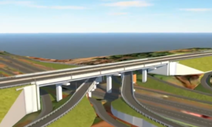 Así se verá el viaducto en el kilómetro 17 de Minga Guazú