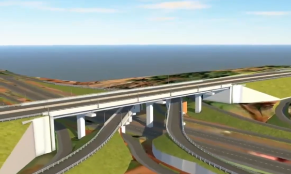 Así se verá el viaducto en el kilómetro 17 de Minga Guazú