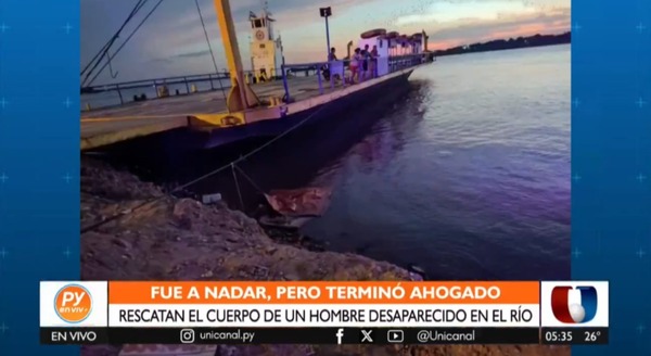 Hombre muere ahogado en aguas del río Paraguay - Unicanal