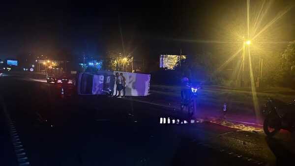 Tres fallecidos en fatal siniestro vial en Minga Guazú; velocímetro quedó en 160 - 1000 Noticias