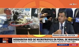 Desbaratan red de microtráfico en la cárcel de Misiones
