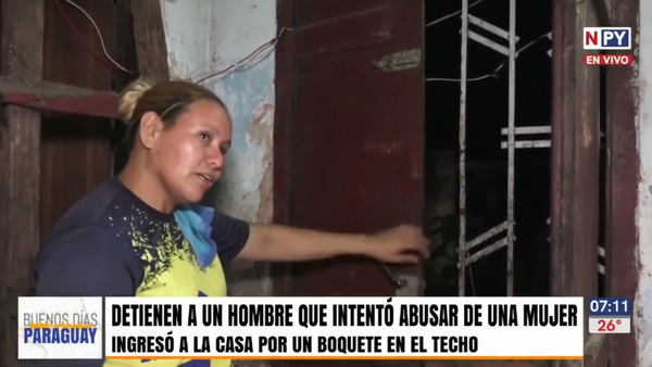Detienen a un hombre que intentó abusar de una mujer mientras dormía en Capiatá