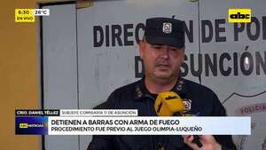 Olimpia-Luqueño: Cuatro barrabravas detenidos y armas incautadas - ABC Noticias - ABC Color