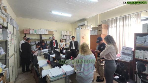 Allanamiento simultáneo en juzgados de Paz de Asunción 