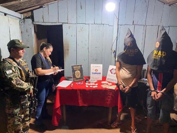 SENAD logró desarticular un foco de venta de drogas al menudeo en CDE