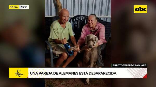 Llamativa desaparición de una pareja de alemanes en Caaguazú - ABC Noticias - ABC Color