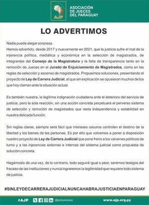 Jueces advierten: sin reforma, la justicia seguirá controlada por poderes oscuros - Judiciales.net