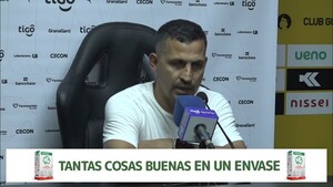 Video: Guaraní (0) vs. (1) Libertad: Palabras del DT Sergio Aquino
