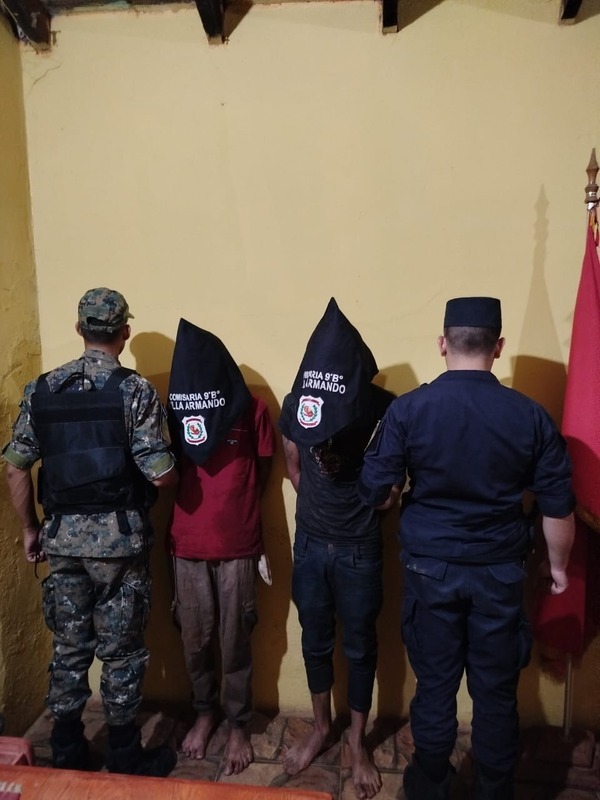 Asalto con arma blanca deja un herido y dos detenidos en Villa Alta