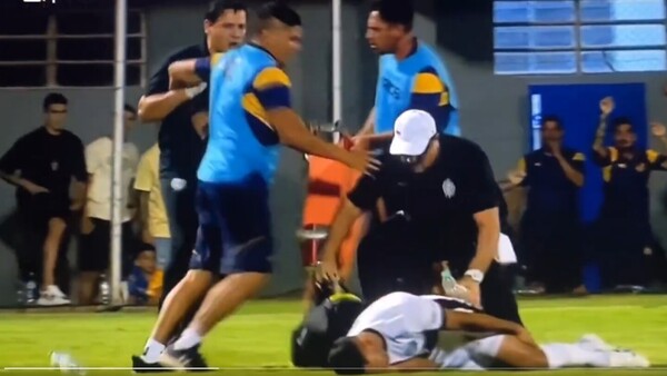 Antes de la roja, Olimpia dice que camilleros de Luqueño agredieron a cuerpo médico