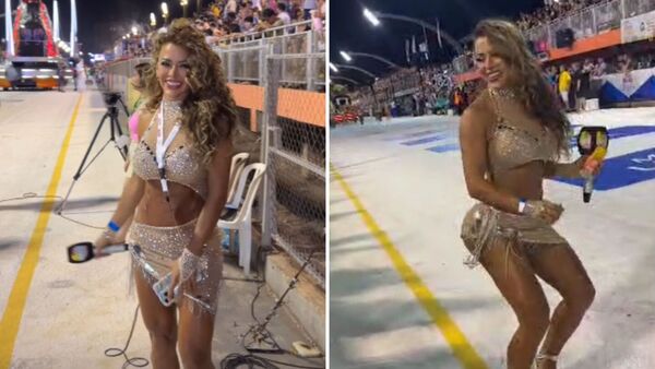 Lejos de Rodolfo, Marly Figueredo sambó en el Carnaval de Encarnación