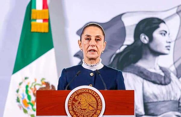 Sheinbaum rechaza que M茅xico pague por el muro fronterizo del presidente Trump