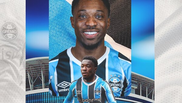 Francis Amuzu, nuevo jugador del Gremio de Porto Alegre
